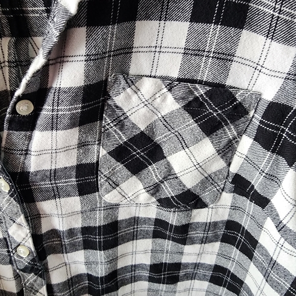 Landsend Plaid Shirt/Tunic - Picture 7 of 9